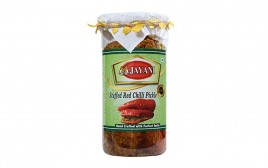 Jayani Stuffed Red Chilli Pickle   Plastic Jar  800 grams